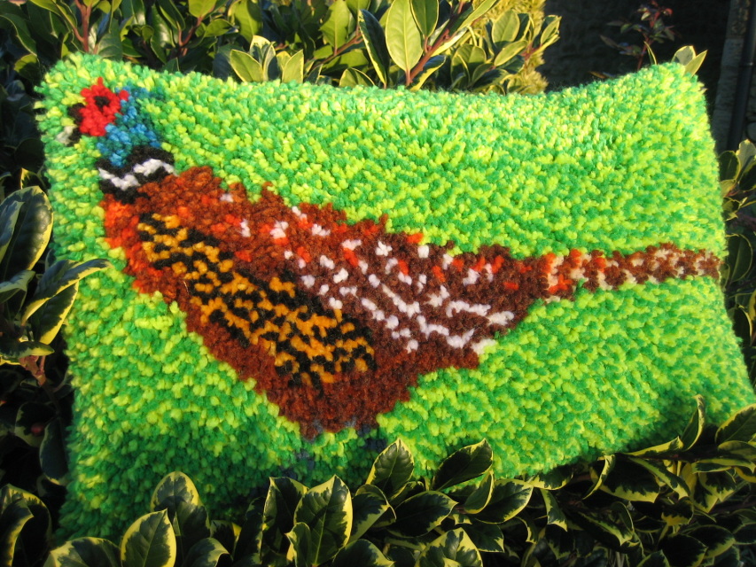 Pheasant Rug Hooking Pattern 